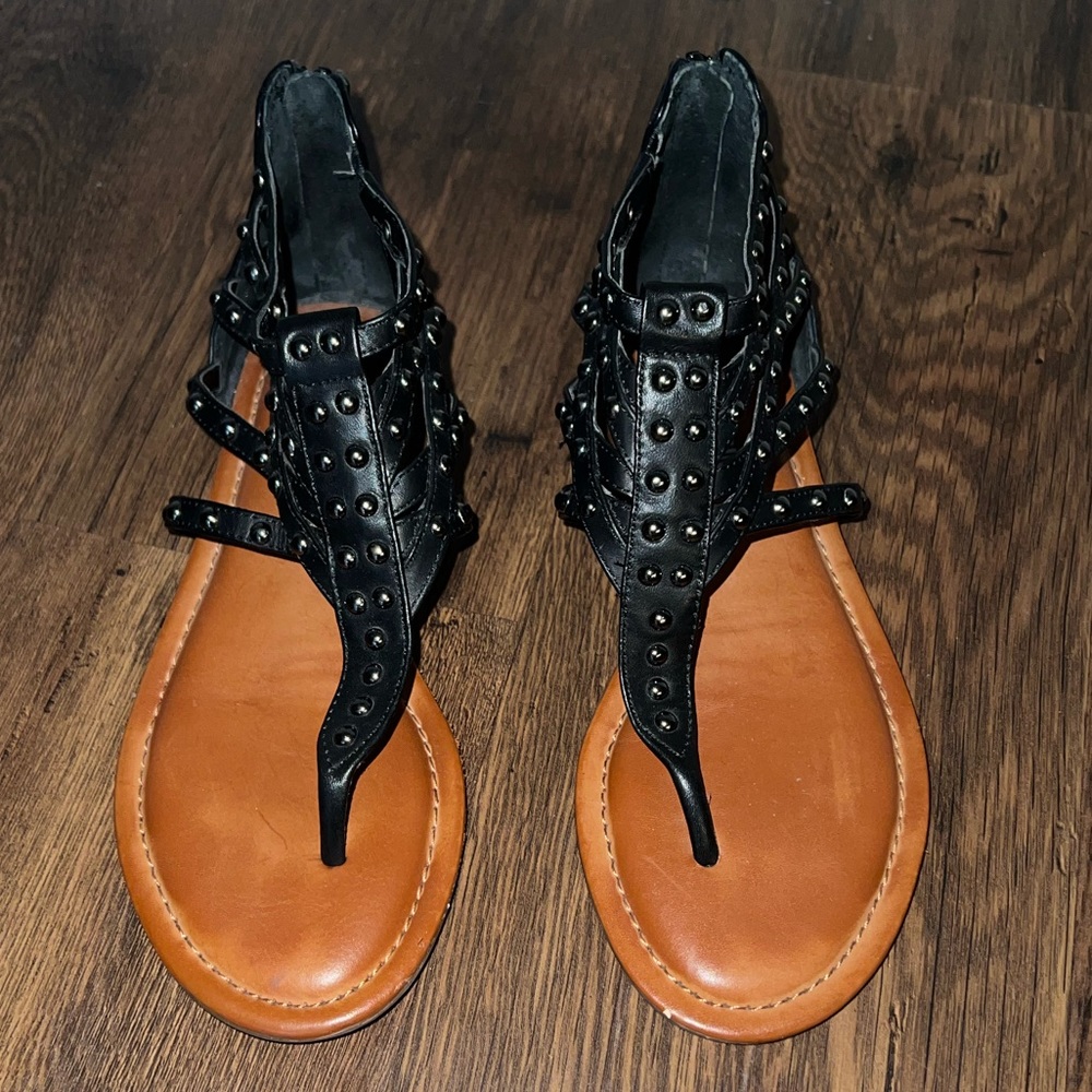Studded gladiator sandals